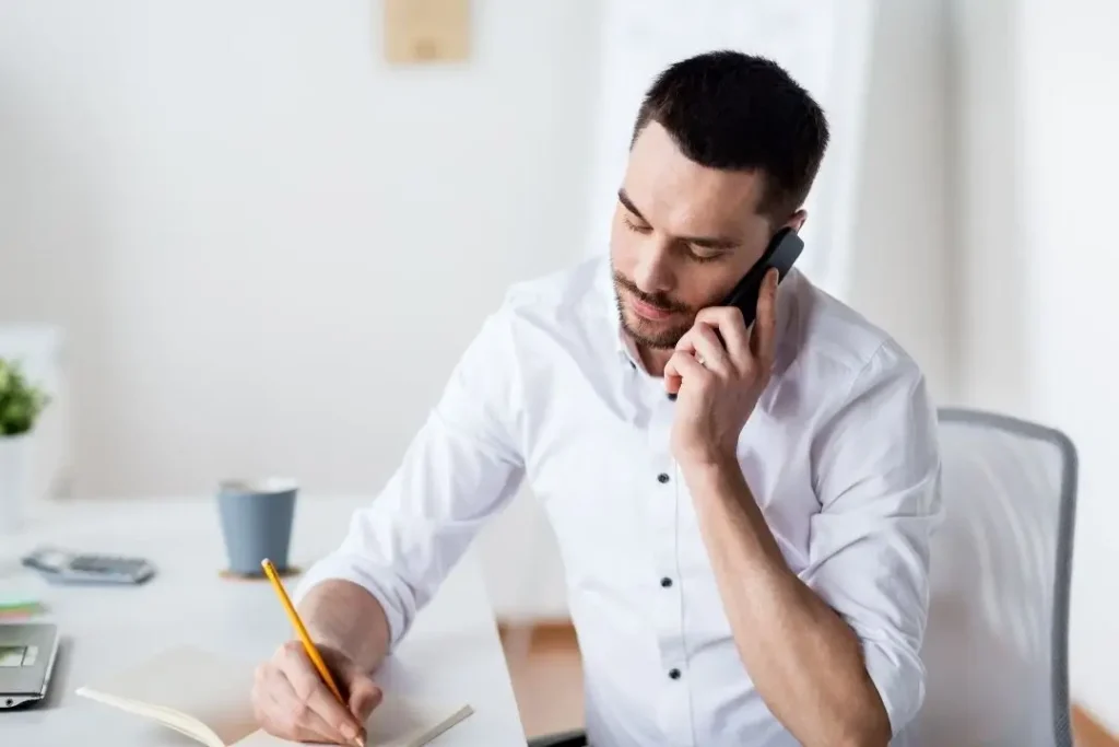 Homeowner calling a builder