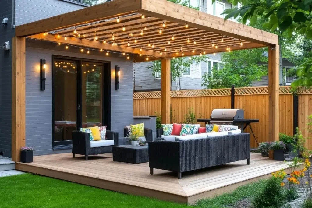 deck and pergola